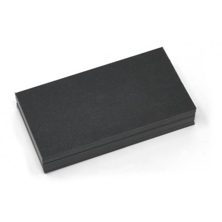 Rettangolo 9x5 - 50 segnaprezzi in cartoncino nero